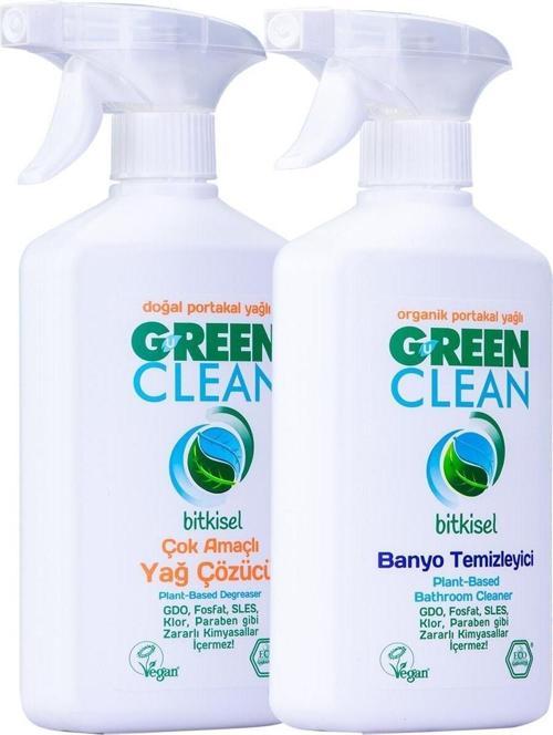 Bitkisel Yağ Çözücü 500 Ml Ve Banyo Temizleyici 500 Ml Set