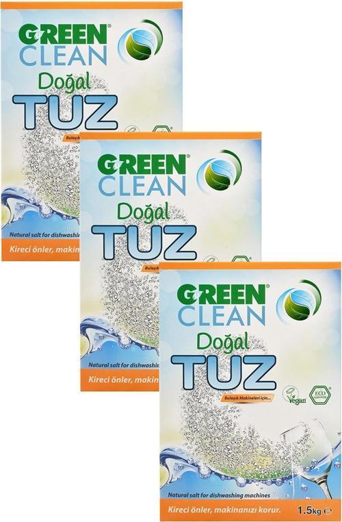 Organik Bulaşık Makinesı Doğal Tuz 1,5 Kg 3'Lü Set