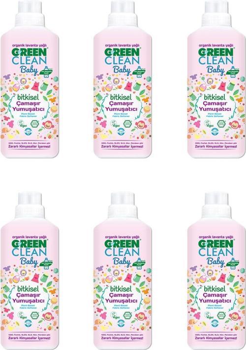 Organik Lavanta Yağlı Baby Bitkisel Yumuşatıcı 1000 Ml 6'lı