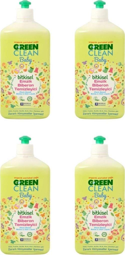 Organik Portakal Yağlı Baby Biberon Emzik Temizleyici 500 Ml - 4'Lü Set
