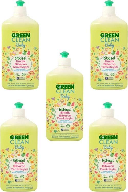 Organik Portakal Yağlı Baby Biberon Emzik Temizleyici 500 Ml - 5'Li Set
