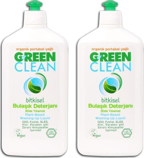 Organik Portakal Yağlı Bitkisel Bulaşık Deterjanı 500 Ml 2'Li Set