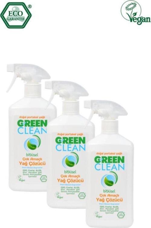 Organik Portakal Yağlı Çok Amaçlı Yağ Çözücü 500 Ml 3 Lü Set