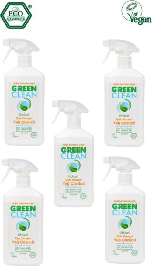 Organik Portakal Yağlı Çok Amaçlı Yağ Çözücü 500 Ml 5 Li Set