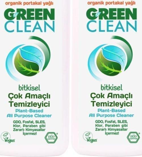 Organik Portakal Yağlı Yüzey Temizleyici 1000 Ml 2 Li Set