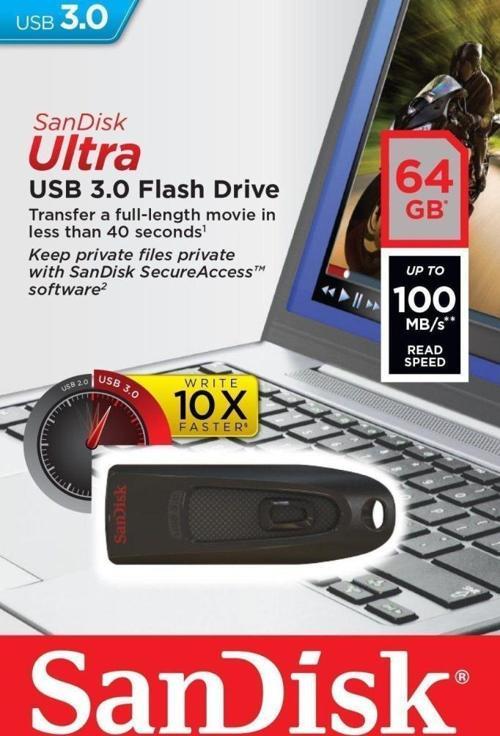 Ultra 64GB USB 3.0 Flash Bellek SDCZ48-064G-U46