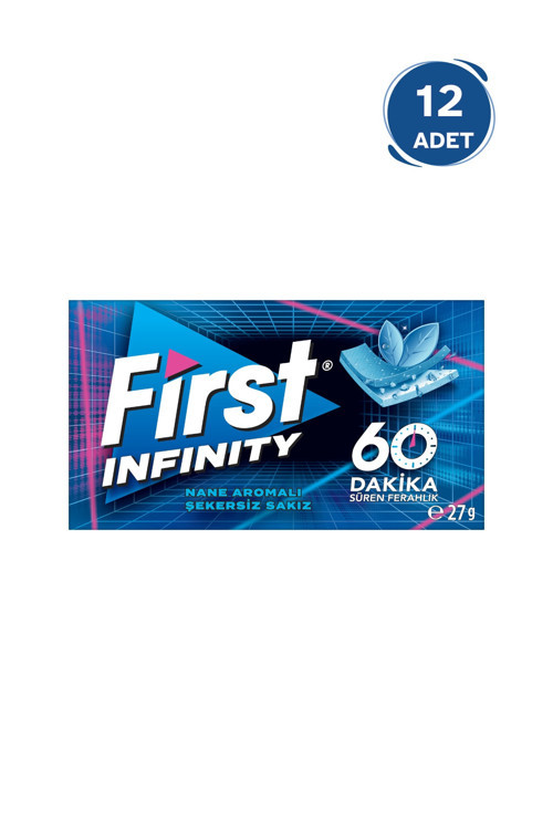 Infinity 60 Dakika Nane Aromalı Şekersiz Sakız 12 Adet
