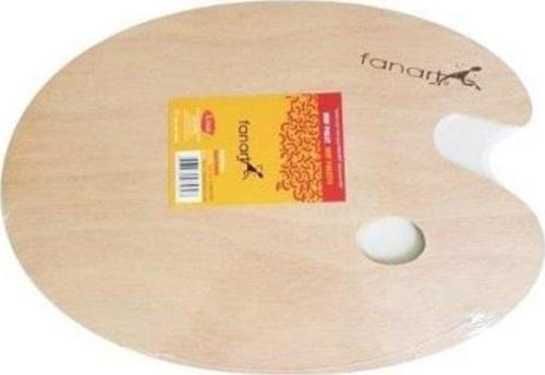 Academy Ahşap Oval Palet 24 x 34,5 cm
