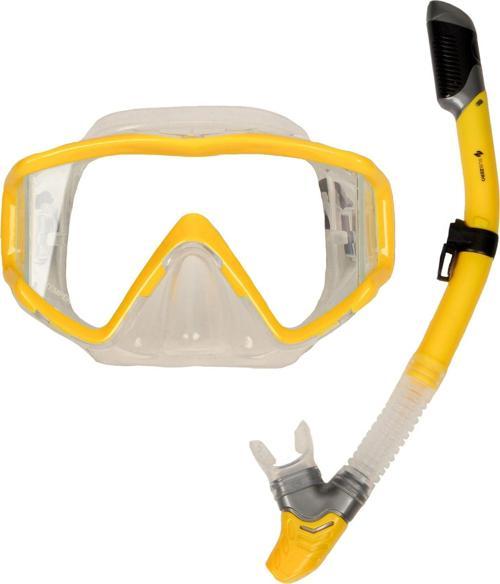 Code Maske Şnorkel Set - Sarı/Şeffaf