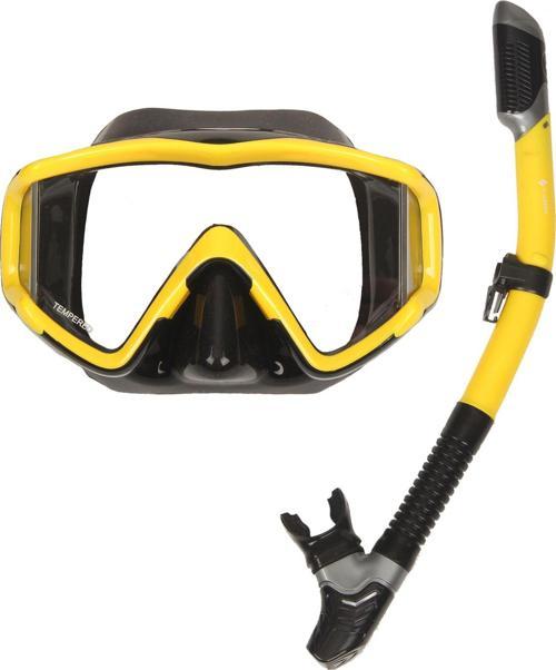 Code Maske Şnorkel Set - Sarı/Siyah