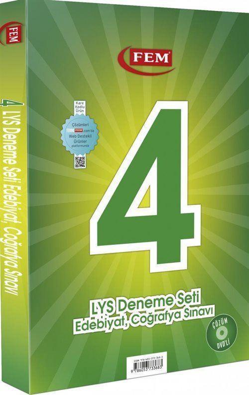 4 LYS Deneme Seti / Edebiyat, Coğrafya Sınavı (Çözüm DVD'li)