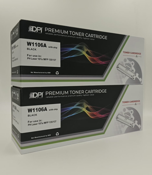 Hp 106A-W1106A Muadil Toner 2 Li Paket