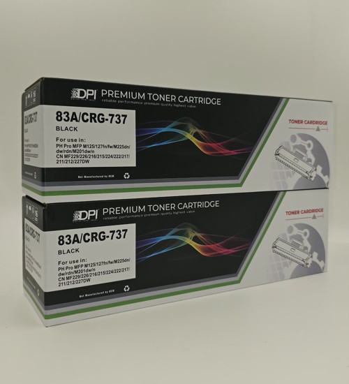 Hp 83A-Cf283A Muadil Toner *2 Li Paket