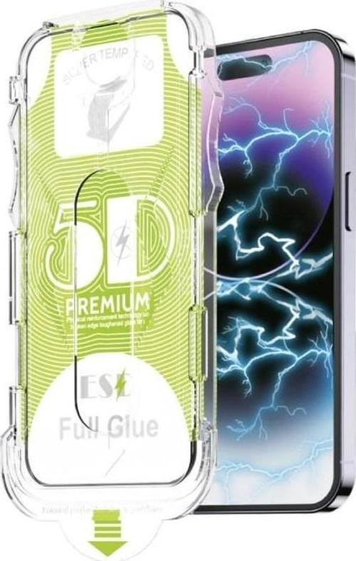 Apple iPhone 15 Pro 5D Ekran Koruyucu Magic Kolay Uygulama Aparatlı