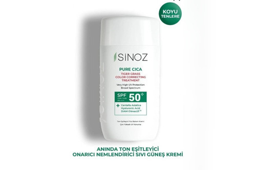 Pure Cica Tiger Grass Ton Eşitleyici Sıvı Güneş Kremi SPF50+ 50 ML