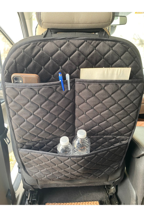 Tay Tüyü Araba Koltuk Arkası Eşya Düzenleyici Organizer Araç İçi Oto Aksesuar Koruyucu Kılıf 2 Adet