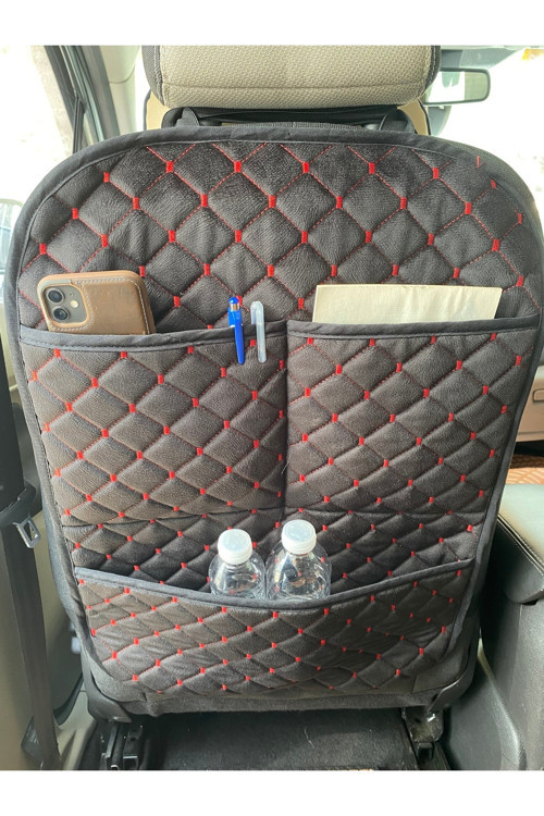 Tay Tüyü Araba Koltuk Arkası Eşya Düzenleyici Organizer Araç İçi Oto Aksesuar Koruyucu Kılıf 2 Adet