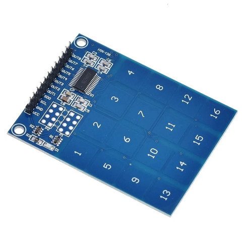 TTP229 16 Buton Dokunmatik Sensör Modülü Kapasitif Dijital Tuş Algılayıcı Anahtar Keypad