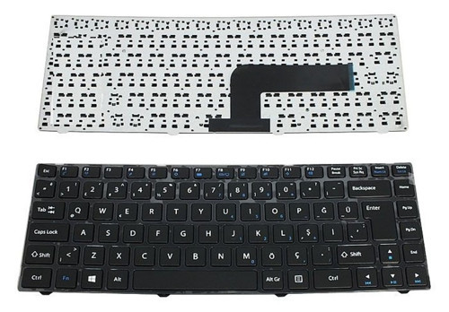 Casper Exper A24, B14, B14Y Notebook Klavyesi - Siyah - TR