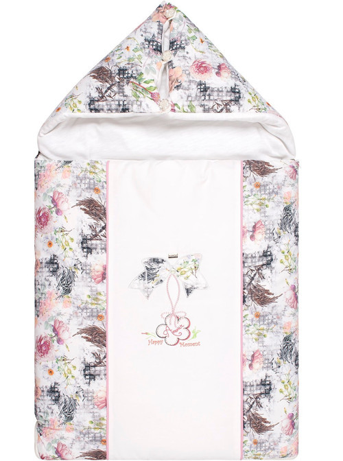 Kız Bebek Tam Açılır Fermuarlı Zarf Kundak 11566