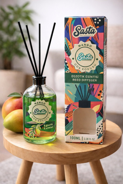 Bambu Oda Kokusu Mango Egzotik Esintisi Reed Diffuser | Evinize Enerji ve Ferahlık Katın