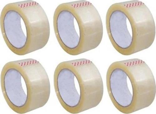6 Adet Daha Güçlü Şeffaf Hotmelt Koli Bandı - Genişlik 45 Mm, Uzunluk 100 Metre