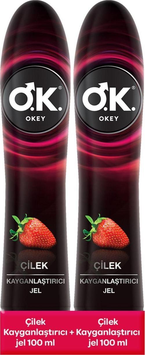 Çilek Kayganlaştırıcı Jel 2 x 100 ML