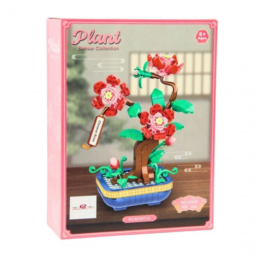 Bricks Plant Koleksiyonu Çin Gülü Chinese Rose Bonsai Yapı Seti 325 Parça