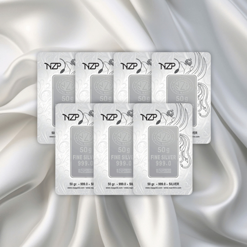 7 ADET 50 GR NİZİPLİ GÜMÜŞ KÜLÇE
