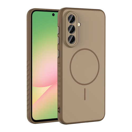 Galaxy A36 Kılıf M-safe Şarj Özellikli Zore Tea Kapak - Gold