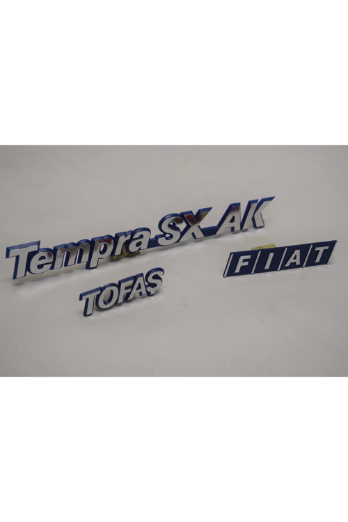 Bagaj Kapağı Tempra Sxak Tofaş Fiat Yazısı Takımı
