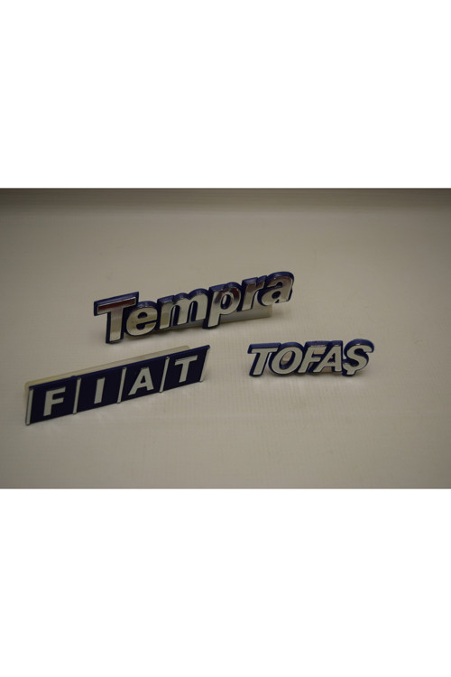 Bagaj Kapağı Tempra Tofaş Fiat Yazısı Takımı
