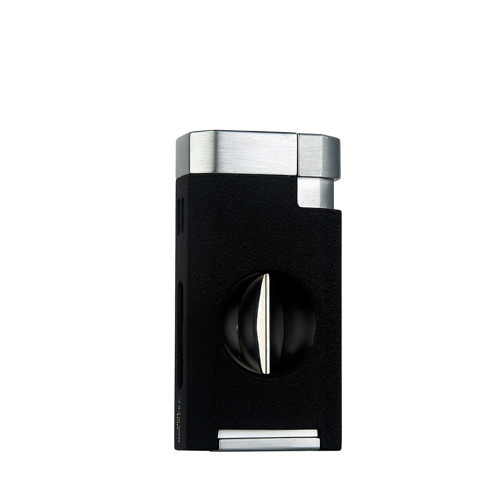 MGM05-39 Kesicili Üçlü Jet Alev Chrome Black Çakmak