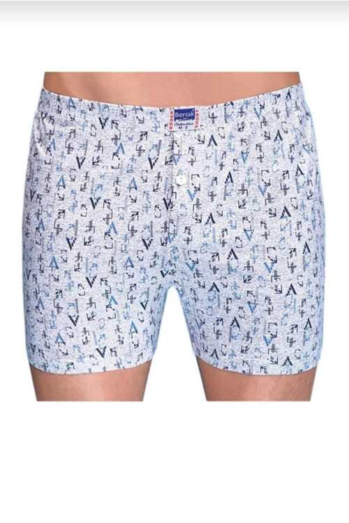 1053 Erkek Boxer %100 Pamuklu 3 Lü Paket