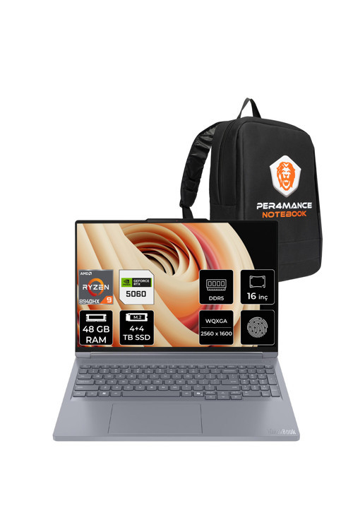 ThinkBook 16P G6 R9-8940HX 48GB 4TB+4TB SSD RTX5060/8GB 115W 16" QHD+ 240Hz FDOS Laptop