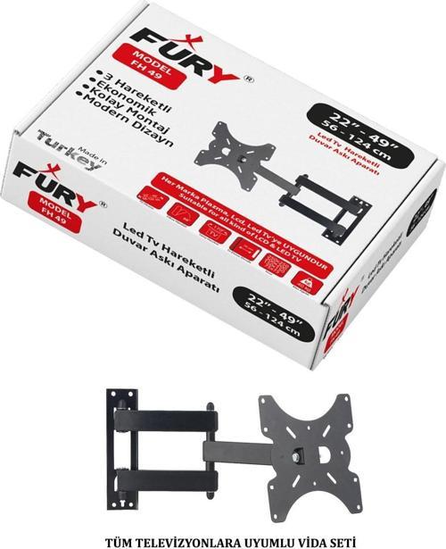 XFury Hareketli Lcd Led Televizyon Duvar Asma Aparatı 22- 32"ınch ( 56 -82 Ekran Arası)