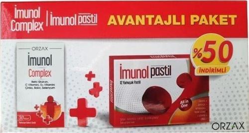 İMUNOL COMPLEX 30 KAPSÜL + İMUNOL SOFT 12 PASTİL