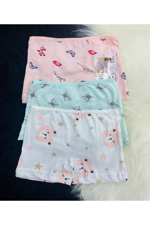 Kız Çocuk 3'Lü Boxer 1