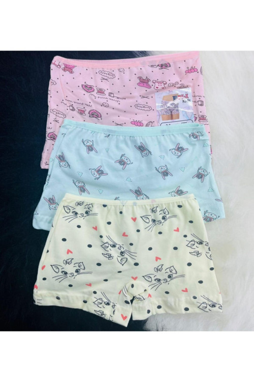 Kız Çocuk 3'Lü Boxer 4