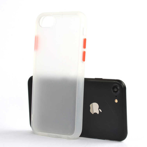 Apple iPhone 7 Kılıf Fri Mat Yüzey Renkli Kenar Kılıf