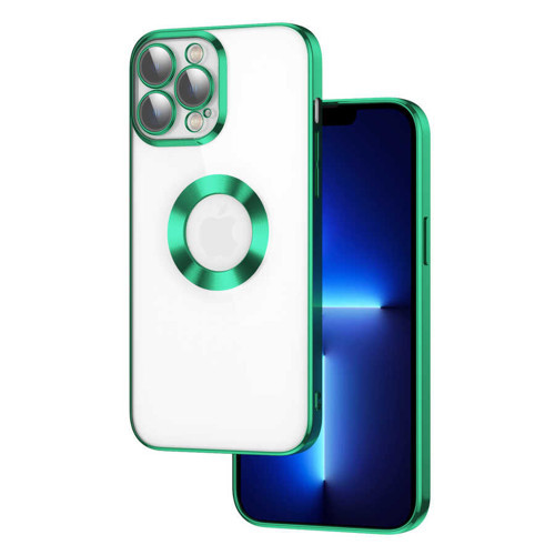 iPhone 13 Pro Kılıf Kamera Korumalı Logo Gösteren Omega Kılıf