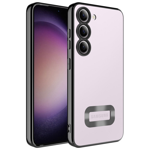 Galaxy S23 Plus Kılıf Kamera Korumalı Logo Gösteren Omega Kılıf