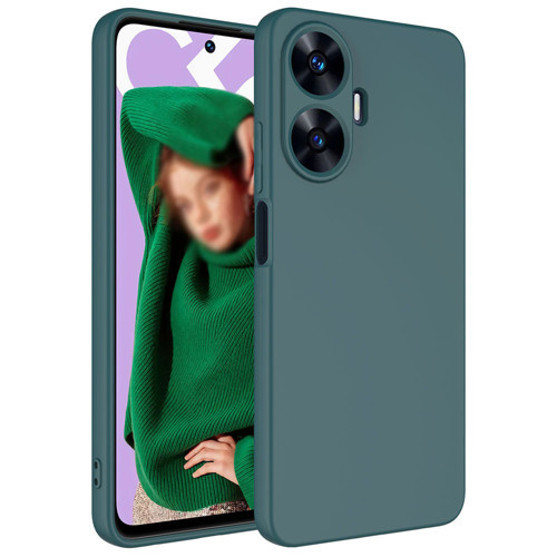 Realme C55 Kılıf Zore Mara Lansman İç Yüzeyi Kadife Kılıf