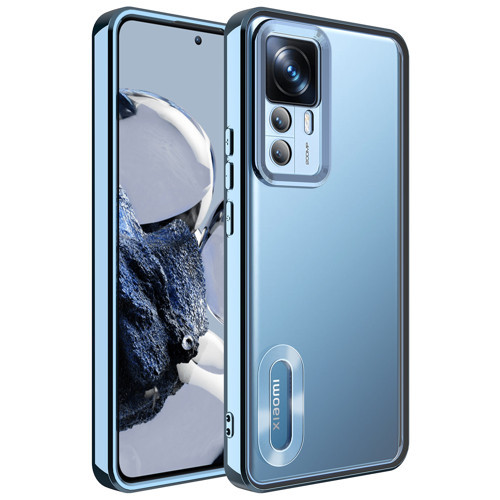 Xiaomi Mi 12T Kılıf Kamera Korumalı Logo Gösteren Omega Kılıf