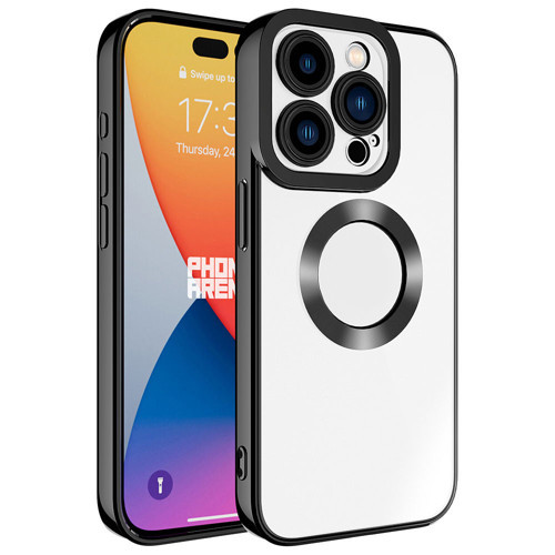 iPhone 15 Pro Kılıf Kamera Korumalı Logo Gösteren Omega Kılıf