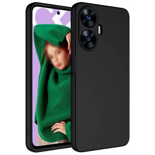 Realme C55 Kılıf Zore Mara Lansman İç Yüzeyi Kadife Kılıf