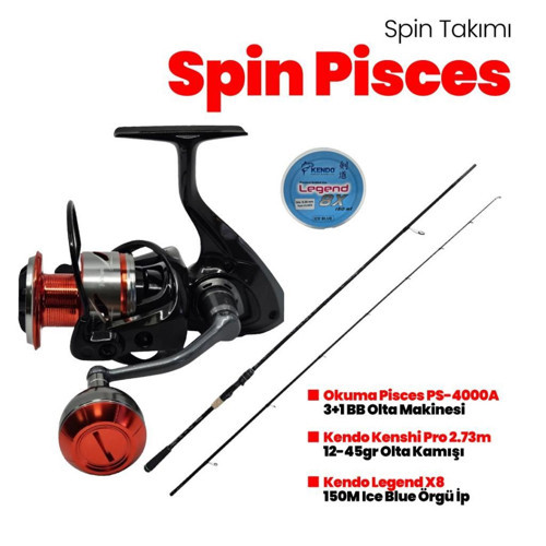 Pisces 4000A - Kendo Kenshi Pro 273 cm Spin Set