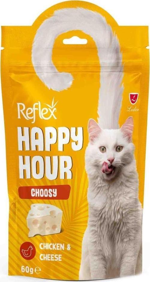 Happy Hour Seçici Kedi Peynir Tavuk Kedi Ödül 60 Gr