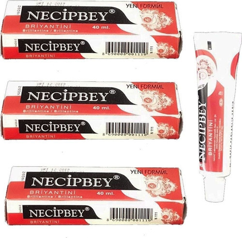 Briyantin Yağsız Kırmızı 40 ml. 3'lü Paket