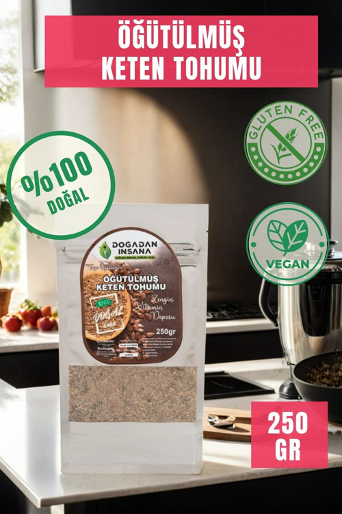 Keten Tohumu Öğütülmüş 250g - Taze Çekim